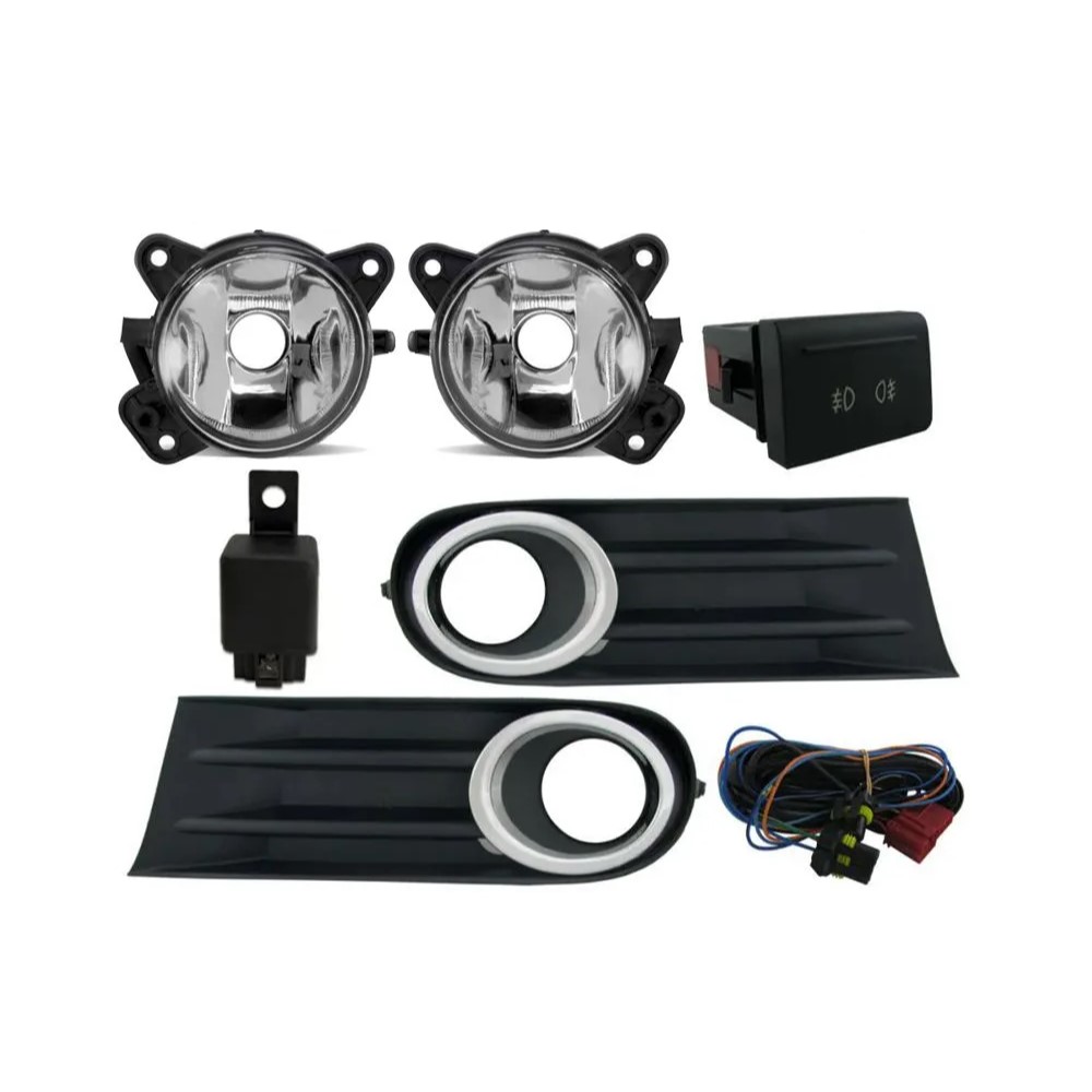 Kit Farol de Milha Aro Cromado Eletricway TG0201005