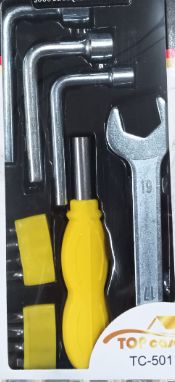 Kit Ferramentas Metal Com Cabo Plástico Eduana TC501