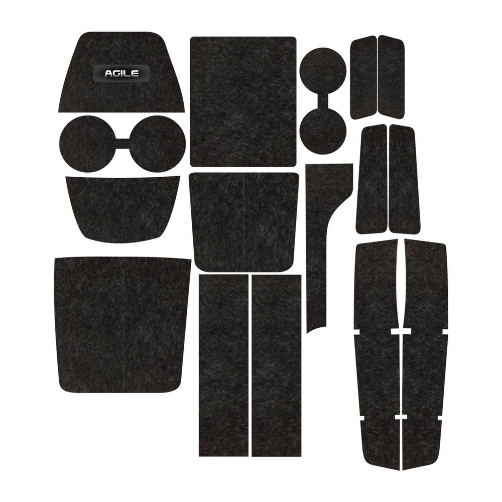 Kit Forro Porta Objetos Titanium KF0307