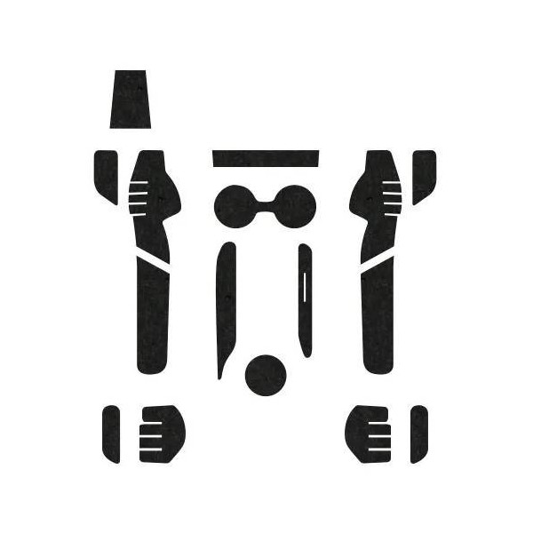 Kit Forro Porta Objetos Titanium KF1103