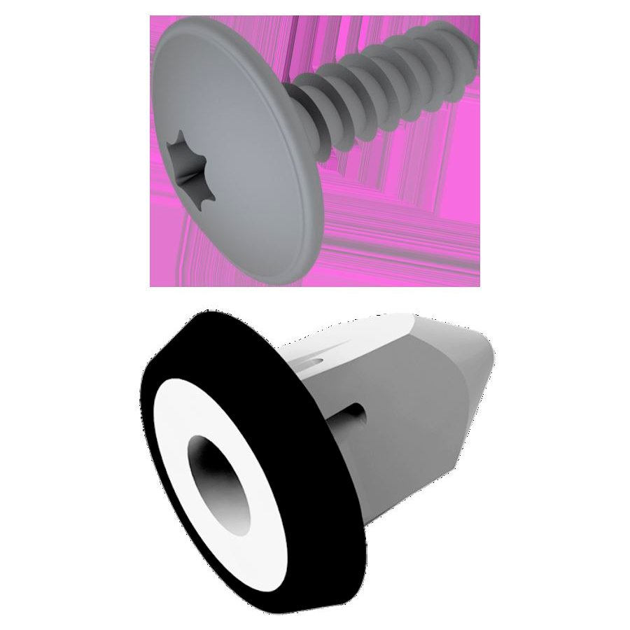 Kit Grampo do Forro Porta/Para-choque Plast CAR KPF039