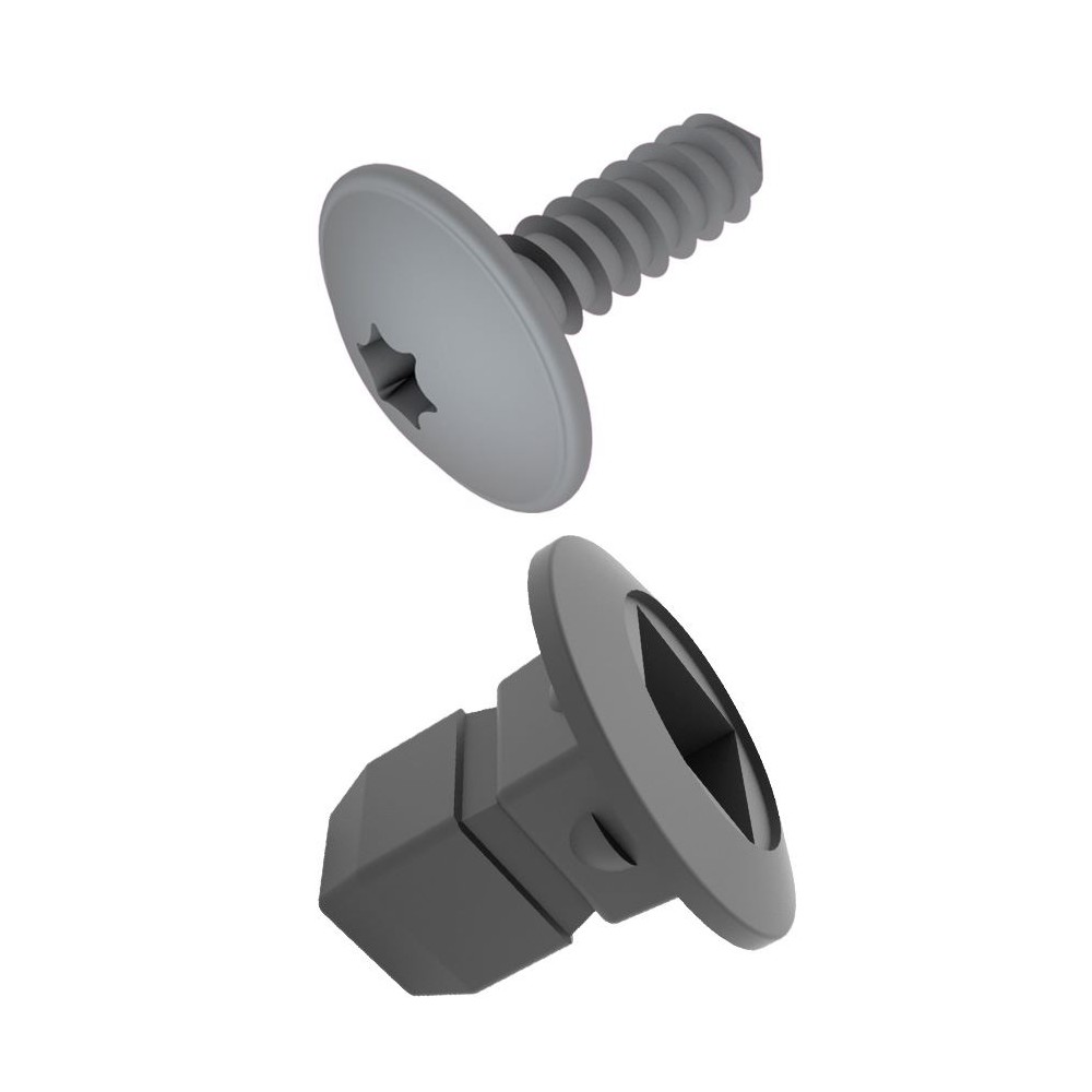 Kit Grampo do Para-barro/Para-choque Plast CAR KPF033