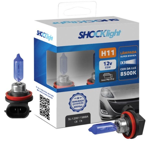 Kit H11 8500K Shocklight SLL120011SBBA