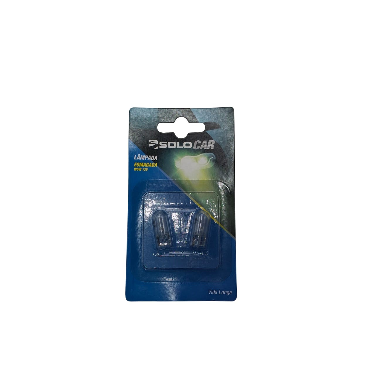 Kit Lâmpadas Esmagada Grande/Base Vidro Pingo 5W 12V Solocar SL5302825BLISTER