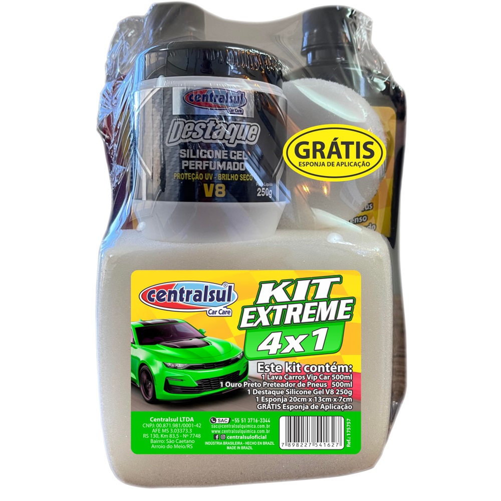 Kit Limpeza Extreme 4 em 1 Centralsul 175919