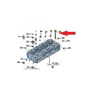 Kit Parafuso do Cabeçote Spaal 60380KP