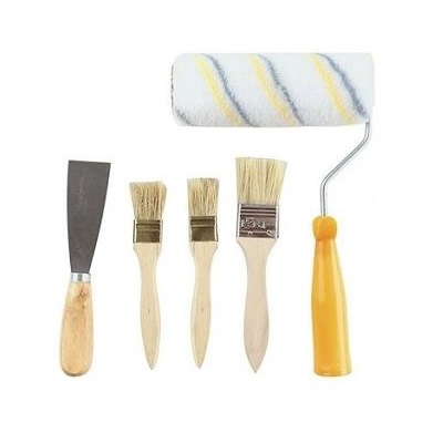 Kit Pincel para Pintura 5 Peças 24x13x13cm Cascavel FERP51