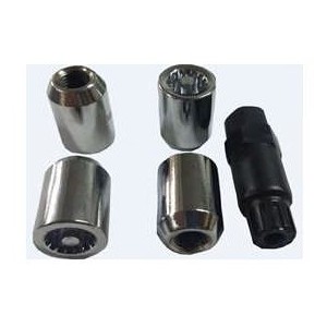 Kit Porca Antifurto Chave 19/21mm com 4 Peças Rodafuso 40CRAMINI