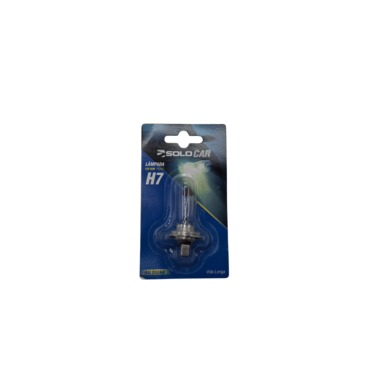 Lâmpada H7 12v55w Solocar SL530H7BLISTER