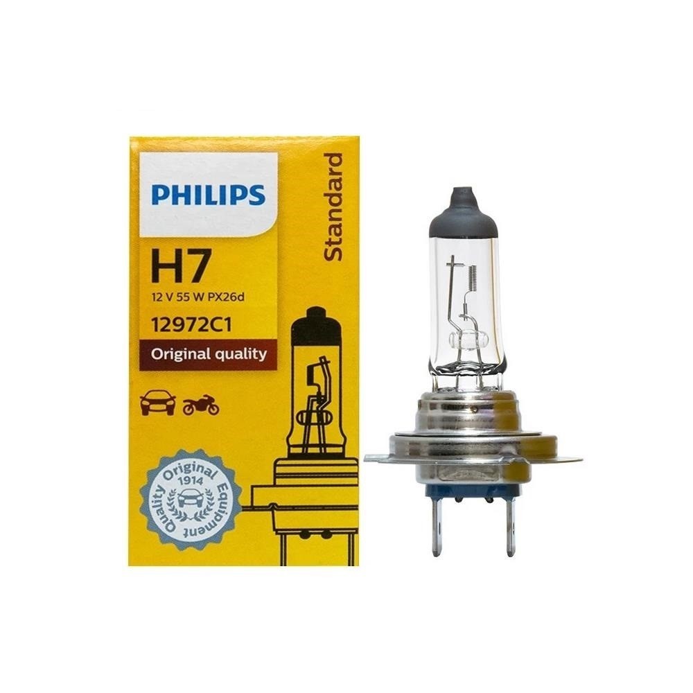 Lâmpada H7 55W 12V Color Vision Amarelo Philips 12972YELLOW