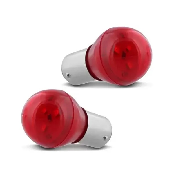 Lâmpada Led (Par) 1 Polo Led 3W 12V Vermelha Pino Reto Autopoli AU010