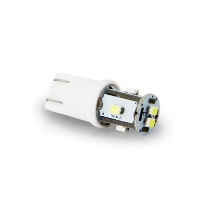 Lâmpada Led (Par) T10 Torre 6L 1,8W 12V Azul Autopoli AL690