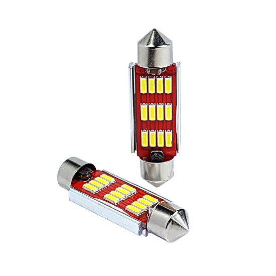 Lâmpada Led (Par) Torpedo Grande C10W 41mm 12 Leds 24V Gauss GL326LED