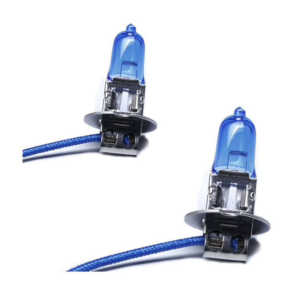 Lâmpada (Par) H3 55W 12V Crystal Blue Power Automotive Imports BR955