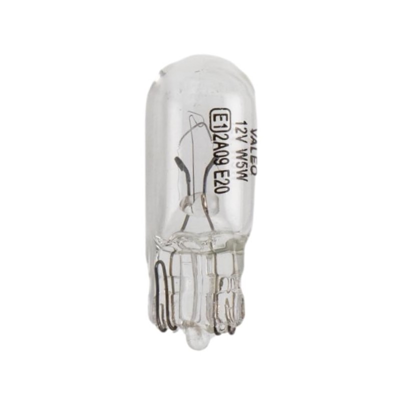 Lâmpada Unitário Esmagada Grande/Base Vidro W5W 12V Valeo-Cibie 430308