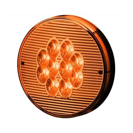 Lanterna 155mm Âmbar 10 Leds 24V traseira Sinalsul 207224AM