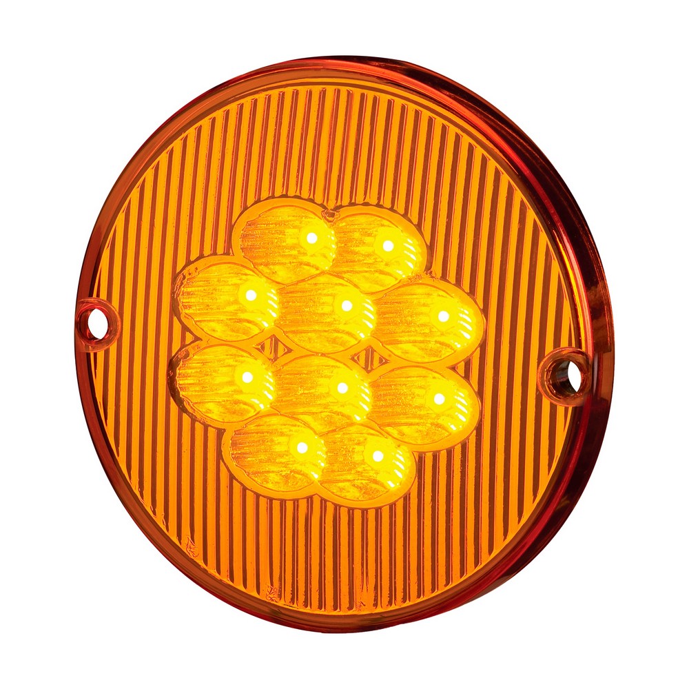 Lanterna 155mm Âmbar 10 Leds 24V traseira Sinalsul 207424AM