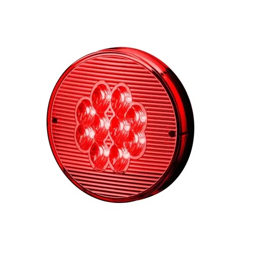 Lanterna 155mm Vermelha 10 Leds 12V traseira Sinalsul 207412VM