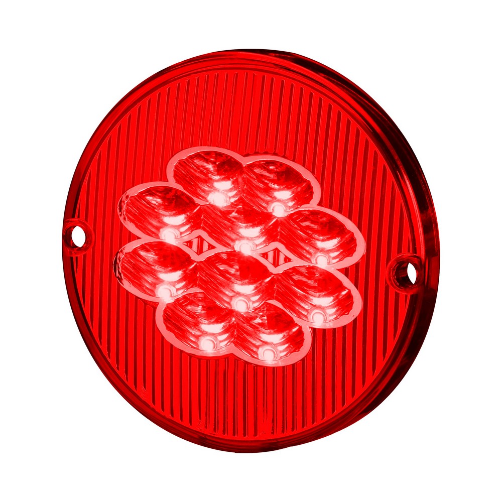 Lanterna 155mm Vermelha 10 Leds 24V traseira Sinalsul 207424VM