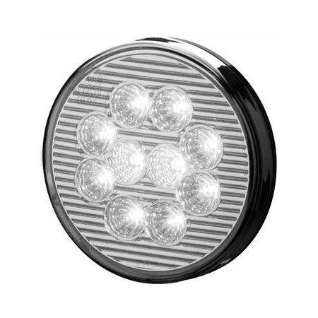 Lanterna Cristal 125mm 10 Leds 12V traseira Sinalsul 207012CR