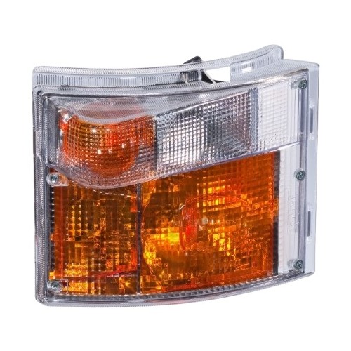 Lanterna Cristal Âmbar Cristal dianteira lado direito Gauer PD1242