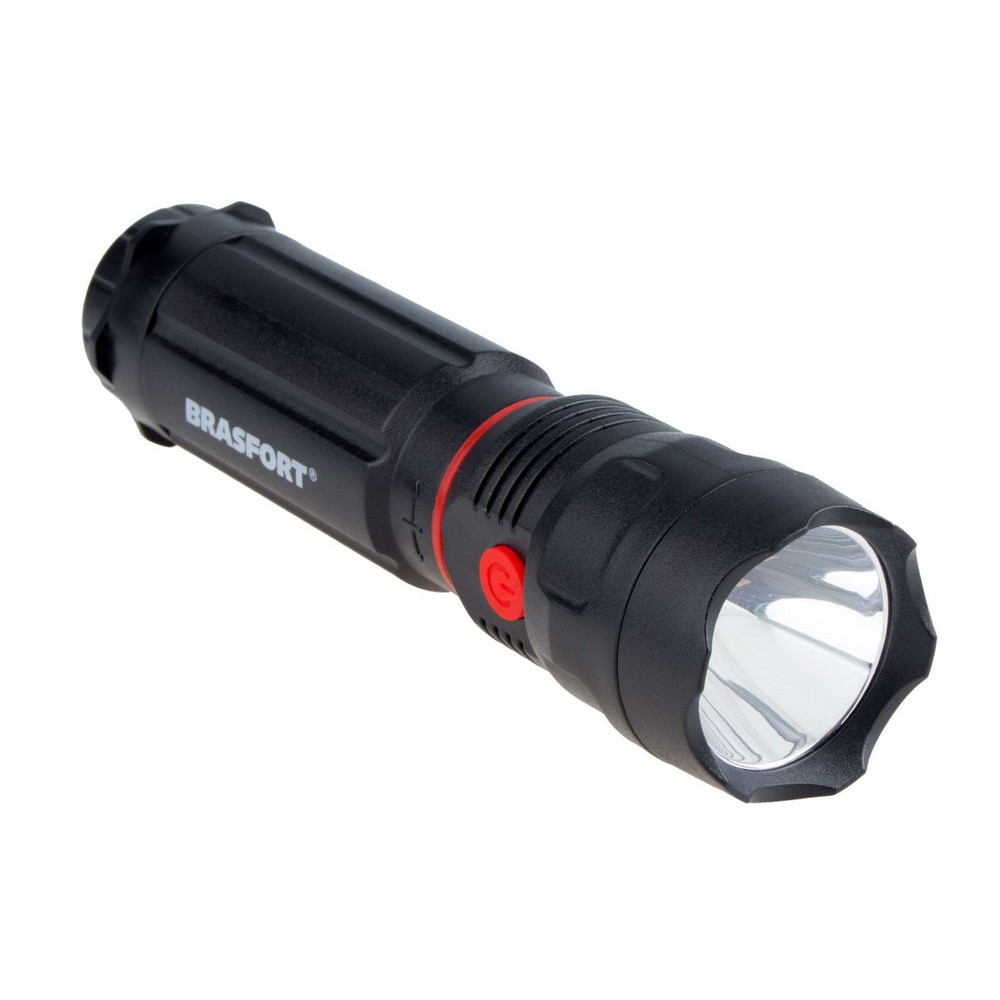 Lanterna de Mão com Led de Luz Auxiliar Brasfort 7841