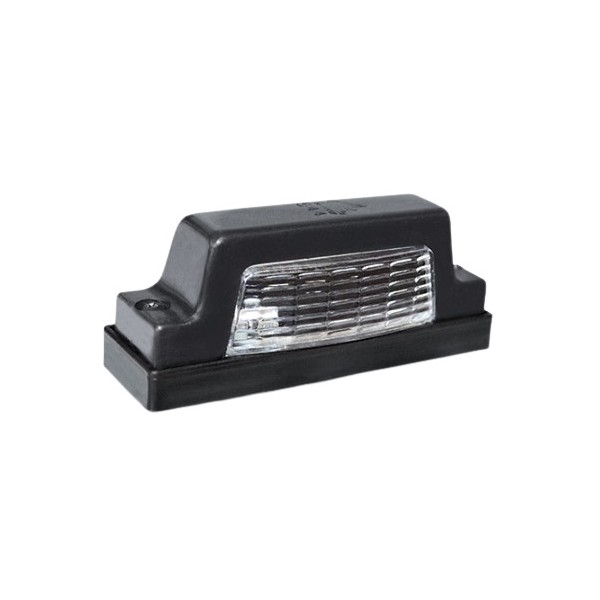 Lanterna de Placa Univesal Preto Trapezio 2 Leds Pradolux PL05440057