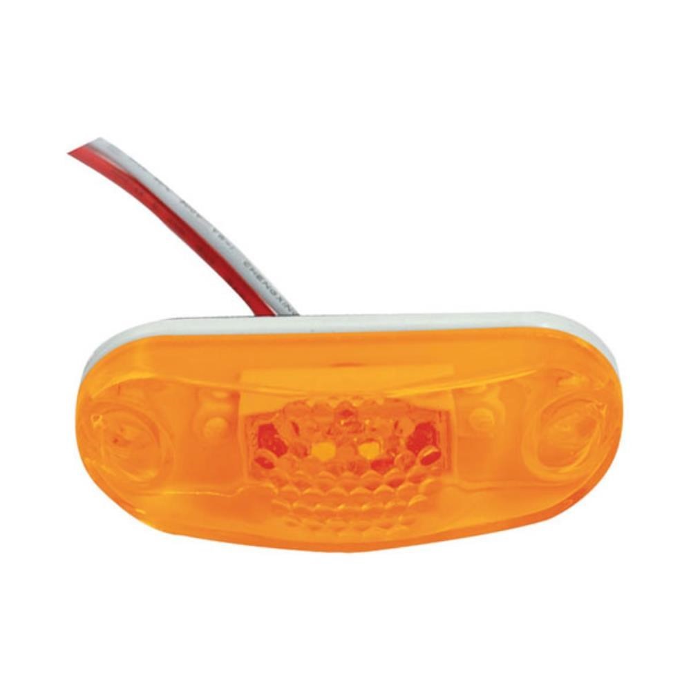 Lanterna Delimitadora Âmbar Led Bivolt Pradolux PL13340061