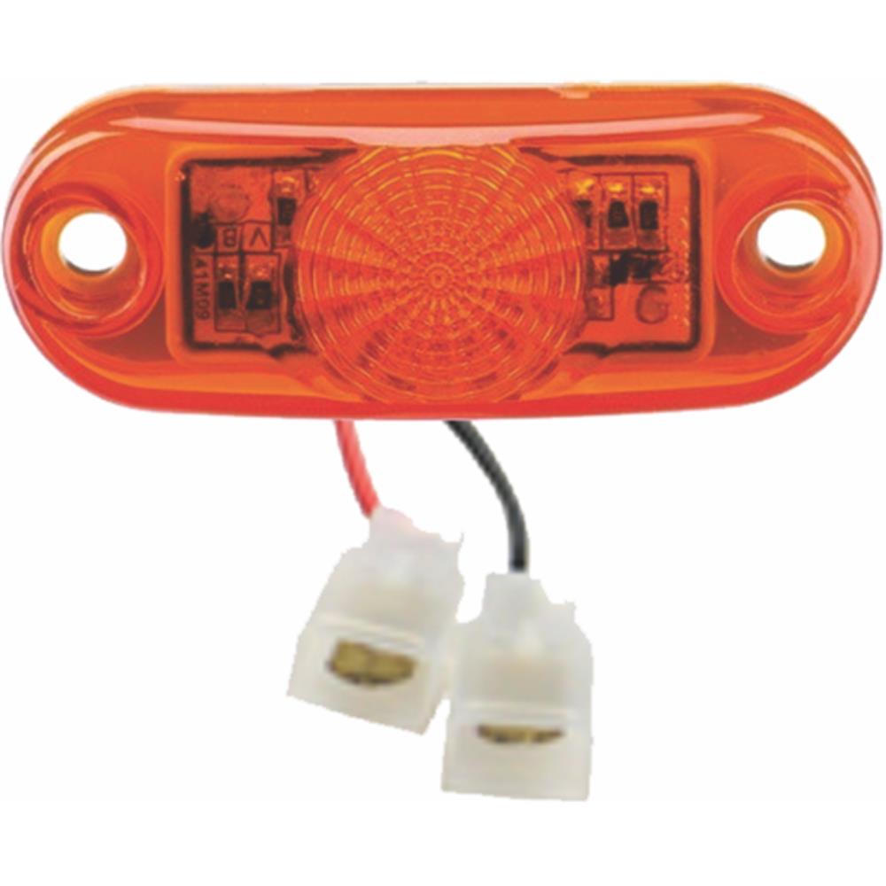 Lanterna Delimitadora Âmbar Led Bivolt Sinalsul 2064AM