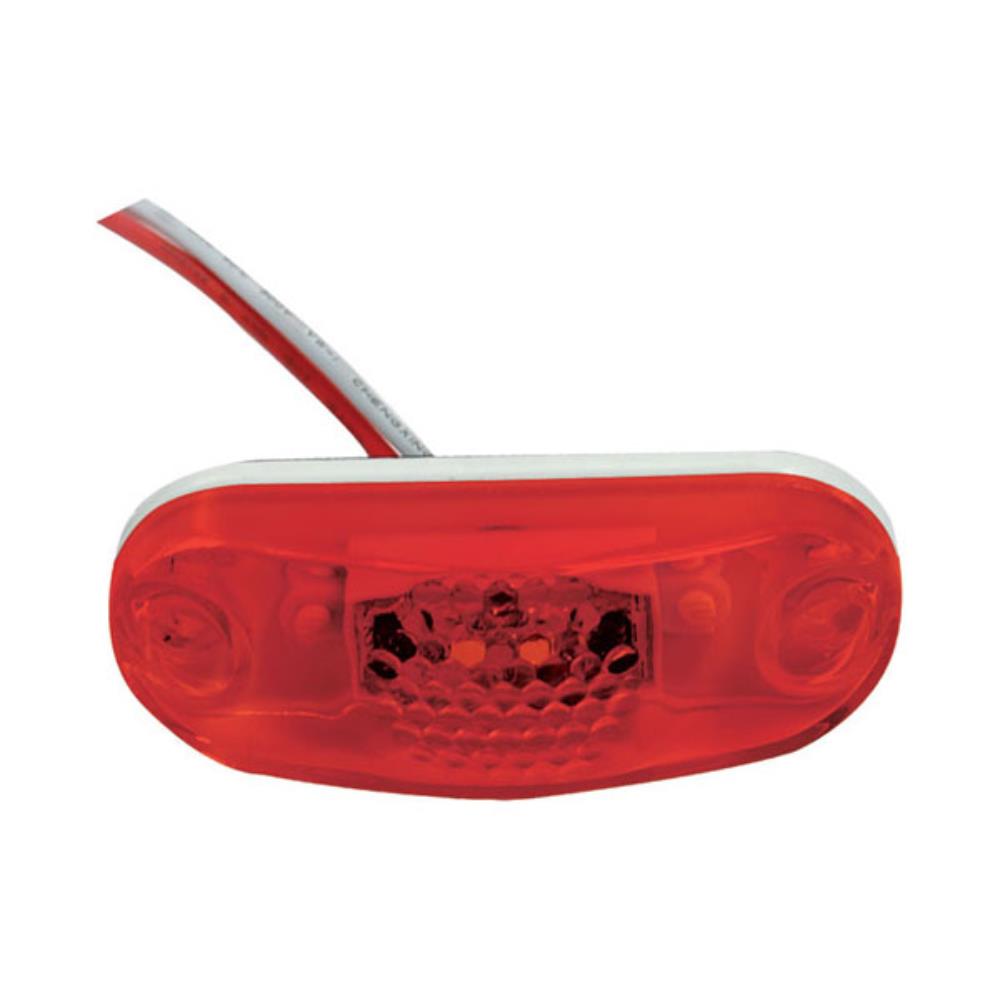 Lanterna Delimitadora Vermelha Led Bivolt Pradolux PL13340063