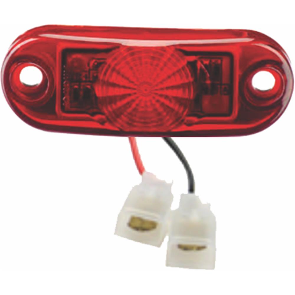 Lanterna Delimitadora Vermelha Led Bivolt Sinalsul 2064VM