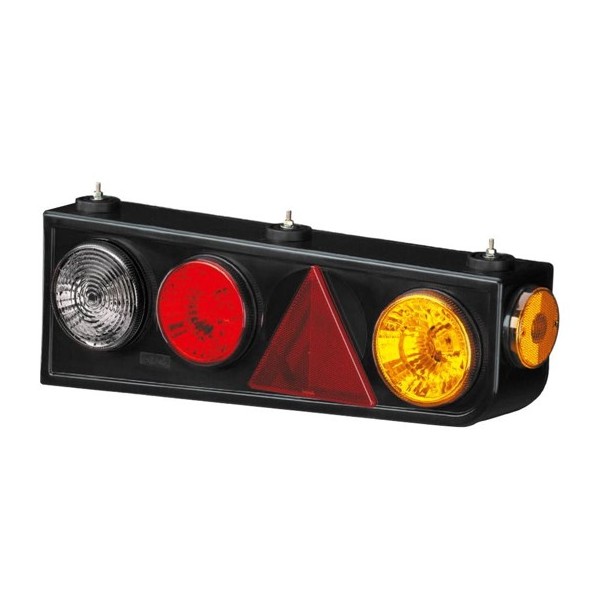 Lanterna sem Lâmpadas/Aba com Triangulo traseira lado direito Sinalsul 1190299SLD