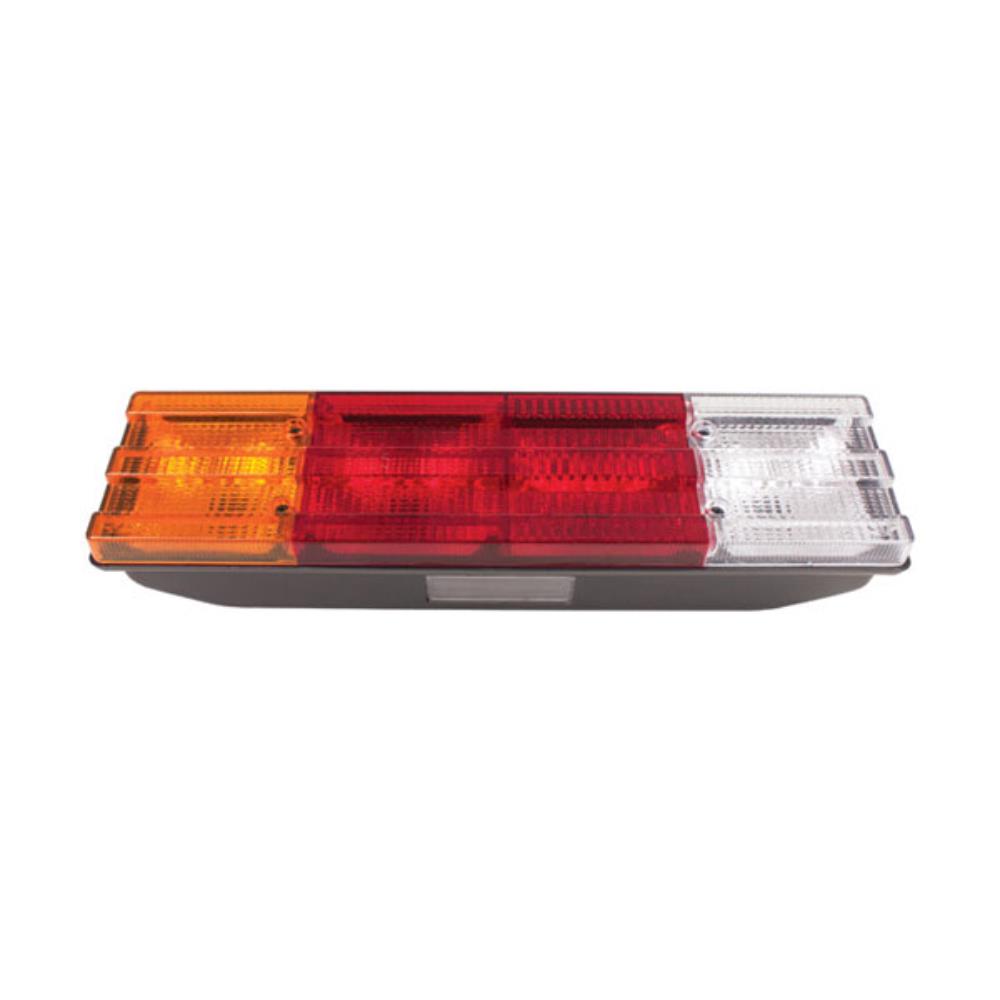 Lanterna Tricolor Frisada com Vigia Adaptação traseira Pradolux PL07160209