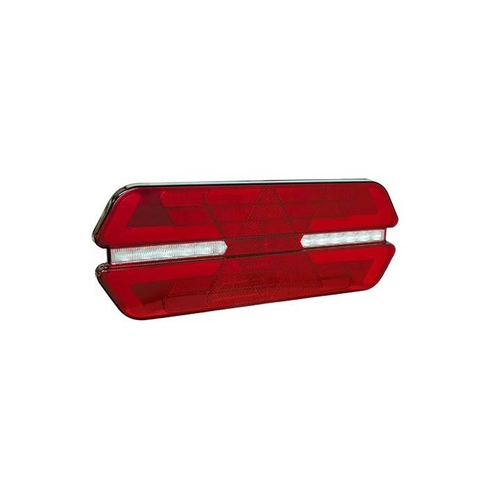 Lanterna Triplo X Implementos 40 Led Bic 12V traseira lado direito Pradolux PL14521147