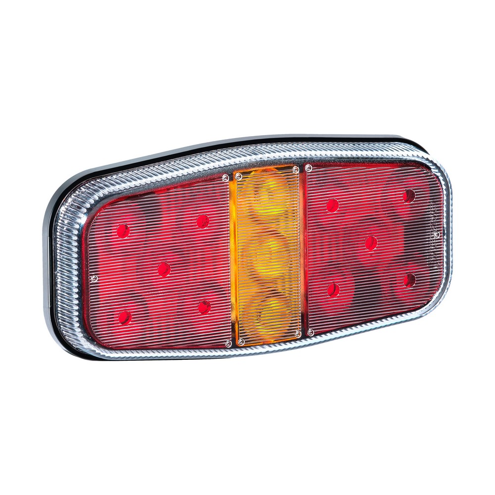 Lanterna Universal Canoinha Carretinha Led 24V Bicolor traseira Sinalsul 212124