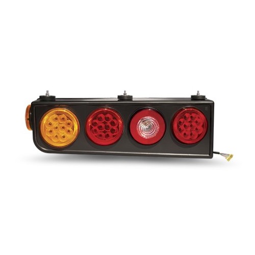 Lanterna Universal Led 24V sem Aba traseira lado esquerdo Pradolux PL20703469