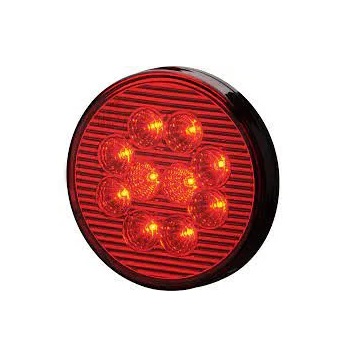 Lanterna Vermelha 10 Leds 12V 155mm traseira Sinalsul 207312VM