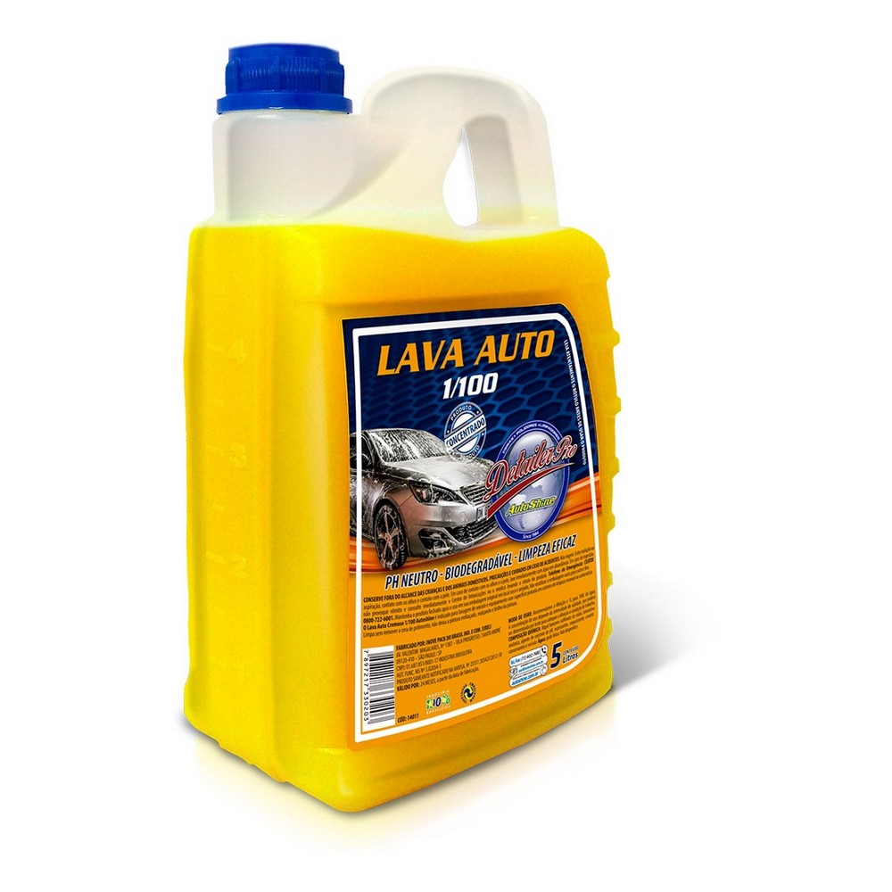 Lava Auto Shampoo Cremoso Linha Profissional 5 Litros Autoshine AS140055L