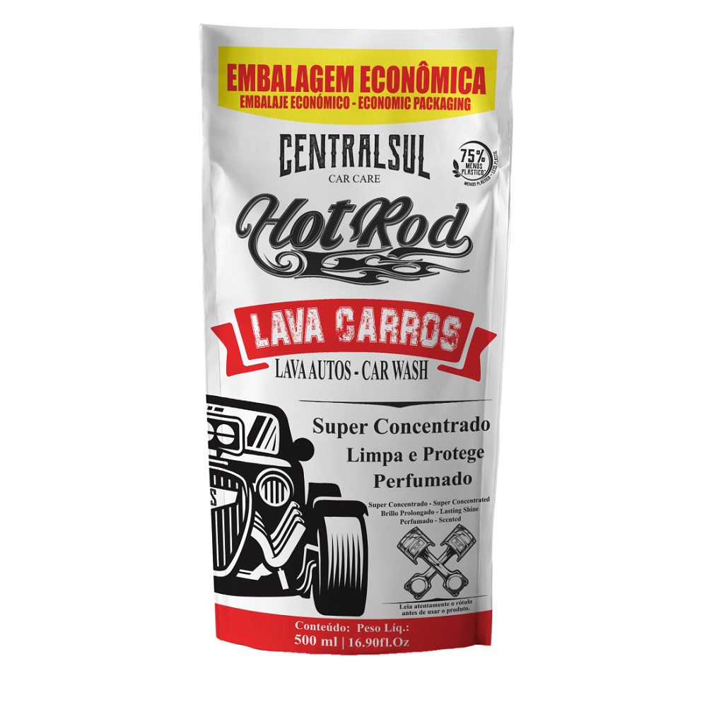 Lava Carros Hot Rod Sachê 500ml Centralsul 172537
