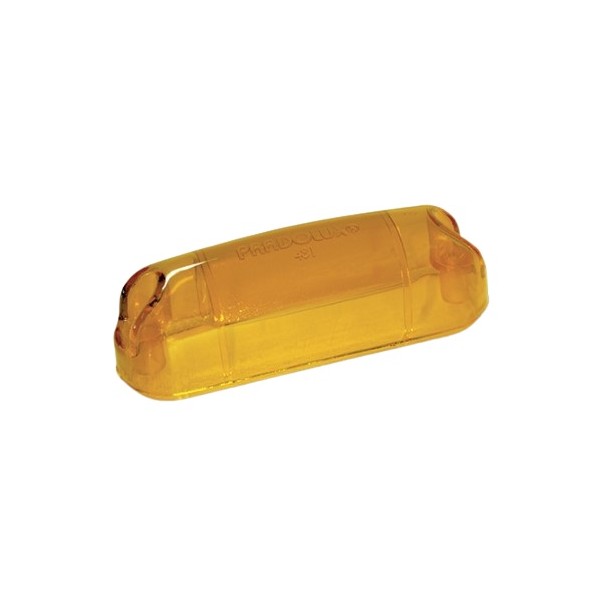 Lente da Lanterna Delimitadora Universal Âmbar Pradolux PL04810001
