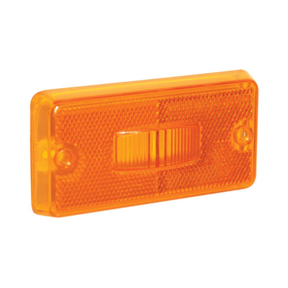 Lente da Lanterna Lateral Amarela Refletiva Pradolux PL06070001