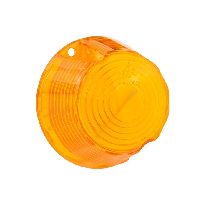 Lente da Lanterna Pudim Universal Âmbar Pradolux PL05070001