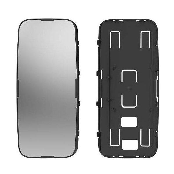 Lente Espelho do Retrovisor Ambos os Lados Maior sem Desembaçador Bepo D722H