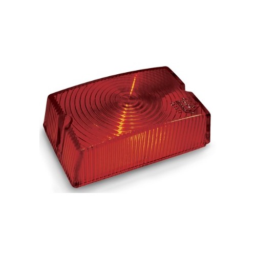 Lente Retangular Universal Vermelha Pradolux PL05992903