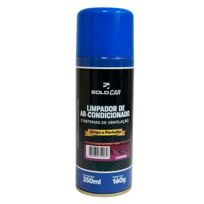Limpa Ar-condicionado Aroma Lavanda 250ml (solocar) SL745041