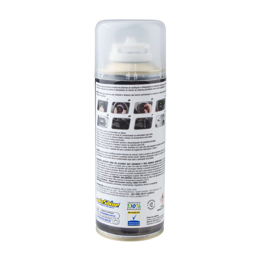 Limpa Ar-condicionado Herbal 250ml Autoshine AS11516250ML, foto 2