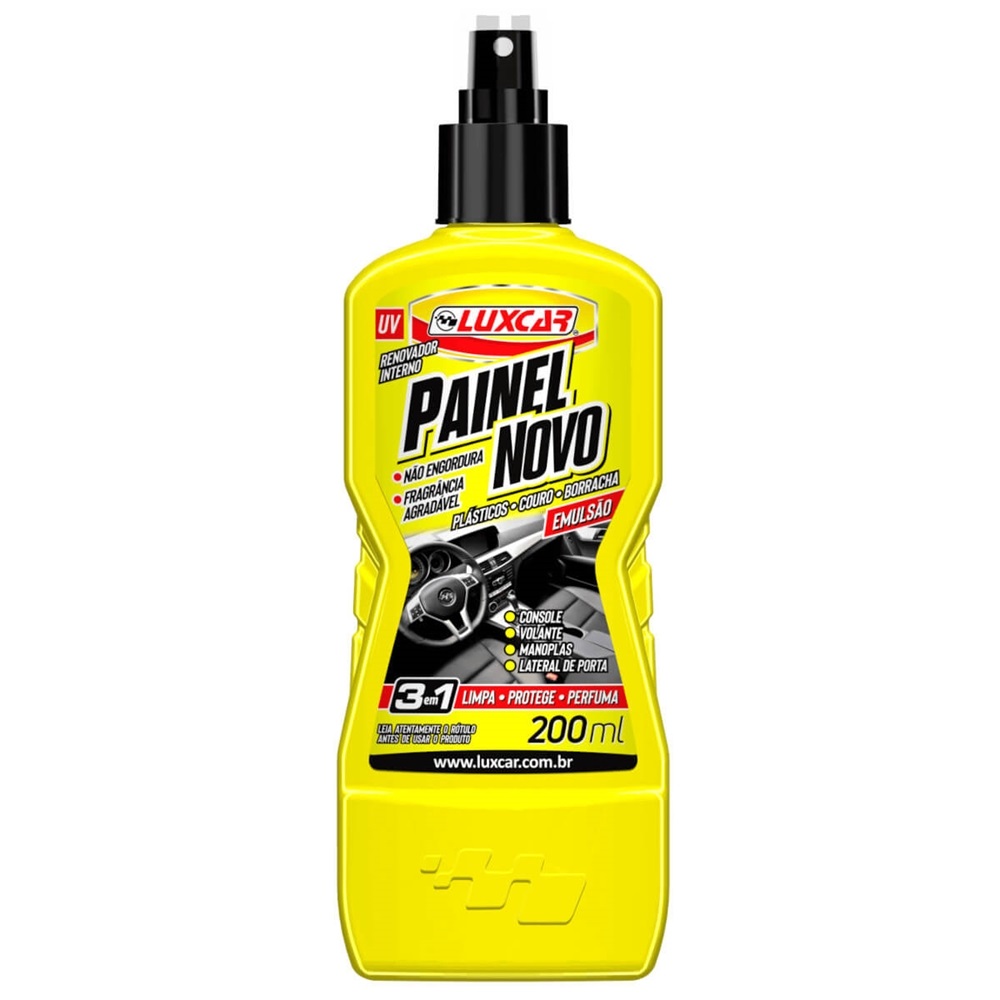 Limpa Painel Novo Emulsão 200ml Luxcar 4900