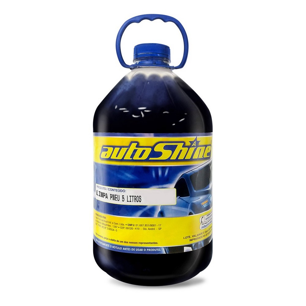 Limpa Pneus Pretinho 5 Litros Autoshine AS155015L