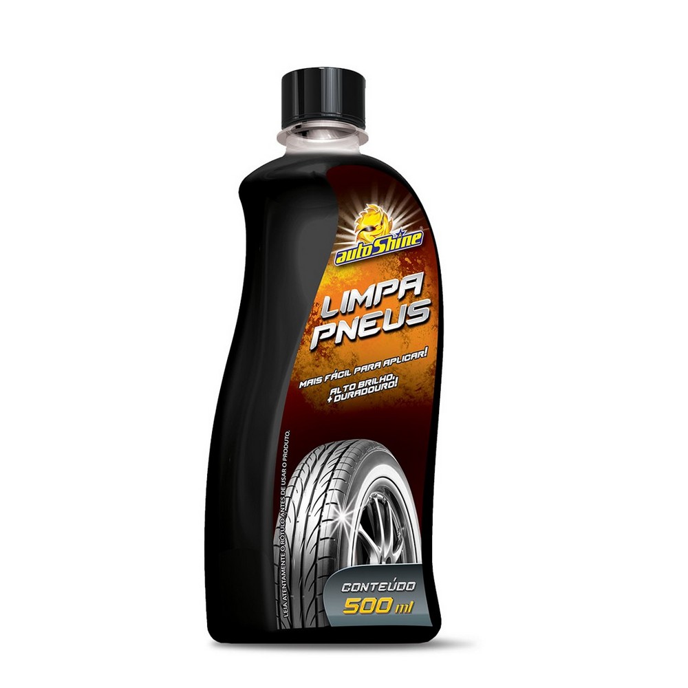 Limpa Pneus Pretinho 500ml Autoshine AS15501500ML