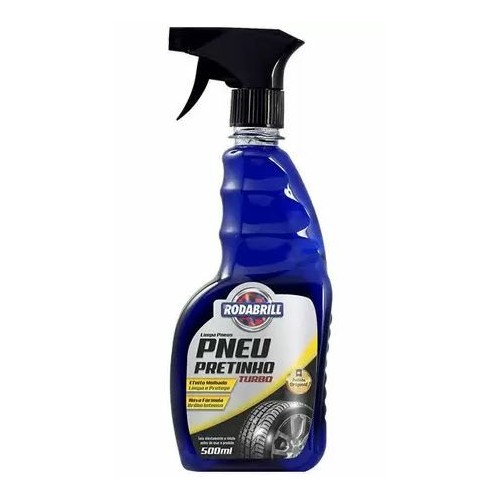Limpa Pneus Pretinho em Spray 500ml Rodabrill 13996